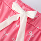 Mommy & Me Bow Print Ruffle Pajama Set