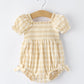 Mommy & Me Plaid Girl Romper