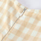 Mommy & Me Plaid Girl  Dress With Pocket