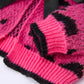 Fall Leopard Bow Girls Knit Cardigan