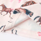 Girls Western Horse Bow Pajamas Set Print