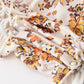 Fall Orange Floral Baby Bubble Petals Collar