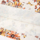 Fall Orange Floral Girl Dress Petals Collar