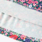 Blue Bow Smocked Floral Girl Dress