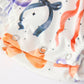 Halloween Bow Print Girls Romper Ruffle Bow Long Sleeve