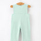 Western Horse Embroidery Boys Jonjon Sleeveless Romper