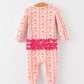 Halloween Thanksgiving Pumpkin Bow Baby Sleeper