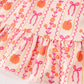 Halloween Thanksgiving Pumpkin Bow Pocket Girls Dress