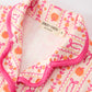 Halloween Thanksgiving Pumpkin Bow Girls Pajama Set