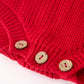 Christmas Candy Cane Merry Knit Baby Romper