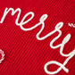 Mom and Me Winter Christmas Red "merry" Pullover Sweater