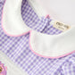 Thanksgiving Turkey Smocked Plaid Bow Girls Bubble Romper