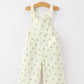 Girls Floral Print Lace Trim Wide Leg Jumpsuit