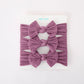 Baby Girl Bow Headband Same Color 3 Piece Set