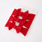 Baby Girl Bow Headband Same Color 3 Piece Set