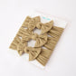Baby Girl Bow Headband Same Color 3 Piece Set