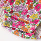 Hot Pink Bow Floral Girl Bubble Romper