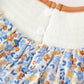 Fall Floral Smocked Girls Dress