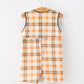 Halloween Plaid Boys JonJon Romper