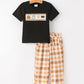 Halloween Plaid Boys Pant Set