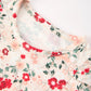 Fall Floral Bow Girls Twirl Dress