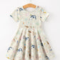 Farm Animal Birthday Twirl Girls Dress