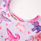 Dinosaur Heart Twirl Girls Dress Short Sleeves
