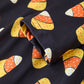 Halloween Candy Corn Girls Long Sleeve Twirl Dress