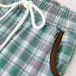 Plaid Moose Smocked Boys Short Sleeve Pant Set