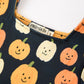 Halloween Pumpkin Print Square Neck Girls Dress