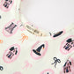 Halloween Vintage Cameo Print Girls Twirl Dress