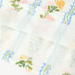 Fall Smocked Floral & Stripe Baby Girl Dress with Scallop Collar