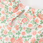 Fall Blush Floral Girls Dress Smocked Petal Collar