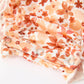 Fall Rust Floral Baby Romper Smocked Petal Collar