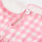 Halloween Ghost Embroidered Girls Dress Peter Pan Collar Bow