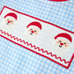 Christmas Santa Smocked Embroidered Boys Pant Set