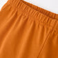 Thanksgiving Turkey Applique Girls Outfit Set Navy Top Orange Pants Set