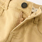 Girls Solid Cargo Leggings Side Bow Pocket Wide Leg Pants