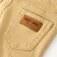 Girls Solid Cargo Leggings Side Bow Pocket Wide Leg Pants