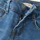 Girls Denim Leggings Ruffle Bell Bottom Pants