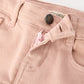 Girls Solid Cargo Leggings Side Bow Pocket Wide Leg Pants