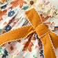 Fall Girls Floral Lace Collar Ruffle Bloomer Set