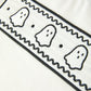 Halloween Ghost Smocked Embroidered Tee Boys Short Set