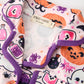 Halloween Pumpkin Ghost Print Girls Pajama Set