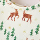 Christmas Girls Deer & Pine Tree Holiday Twirl Dress