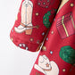 Girls Christmas Wreaths Twirl Long Sleeve Festive Dress