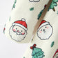 Girls Santa & Christmas Tree Print Twirl Dress