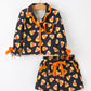 Halloween Candy Corn Mommy and Me Pajama Set Matching Lounge Set