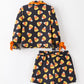 Halloween Candy Corn Mommy and Me Pajama Set Matching Lounge Set