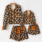 Halloween Candy Corn Mommy and Me Pajama Set Matching Lounge Set